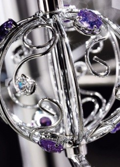 Kolarz FLO 1095/7+7.01.T-WH CR-BL LARA люстра подвесная 105400 - Вид №1