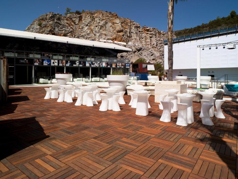 VONDOM Садовый высокий стол из полиэтилена Moma sun-id-1446128 - Вид №8