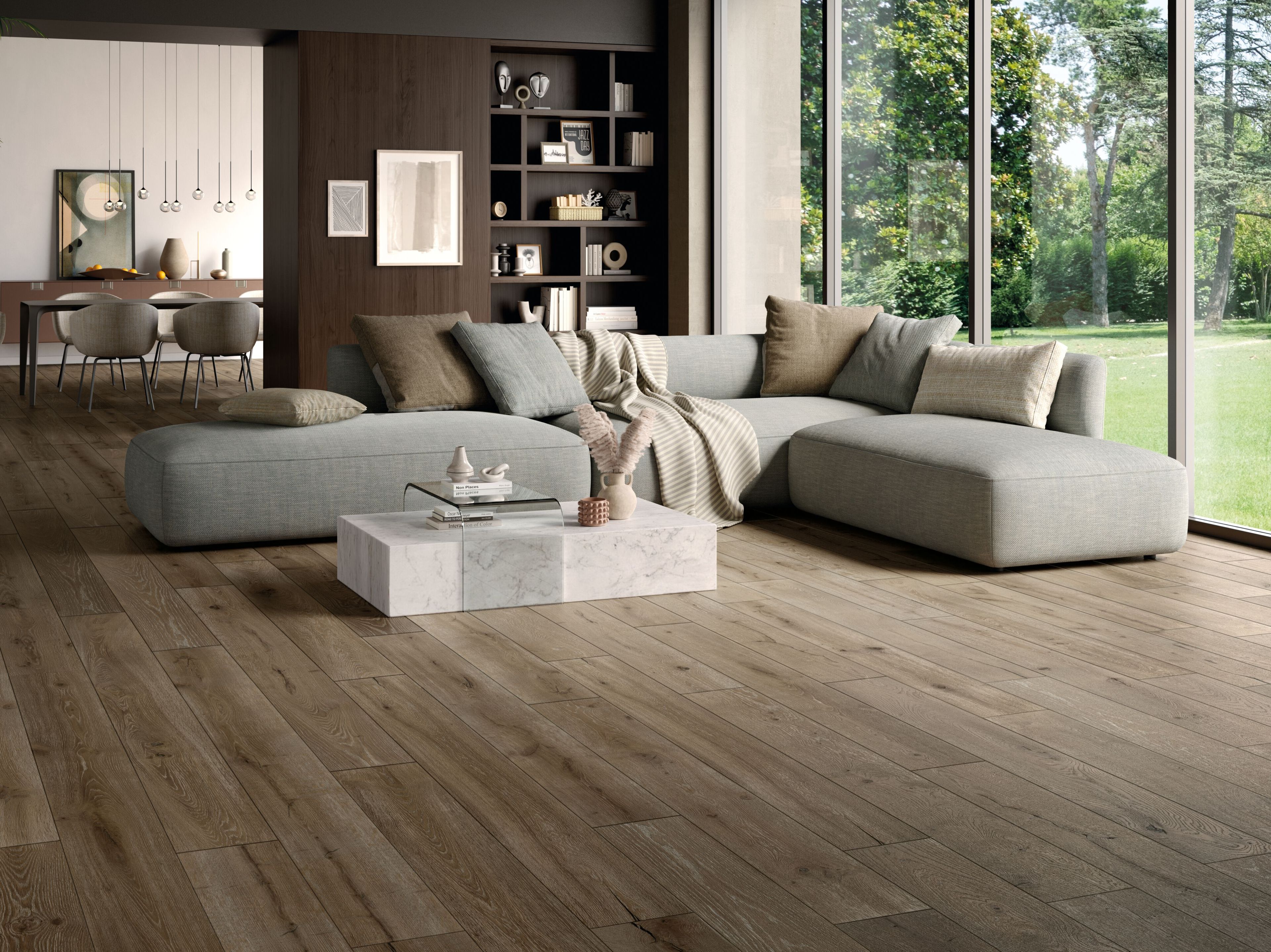 Пол / облицовка керамогранита под дерево CERAMICHE KEOPE уникальная ARCH-00127133