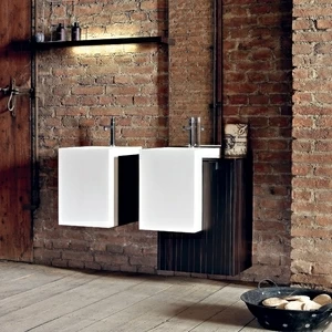 Комбинация ванной комнаты PV01 в отделке Prop 49 Milltek/Эбеновое дерево MILLDUE PIVOT