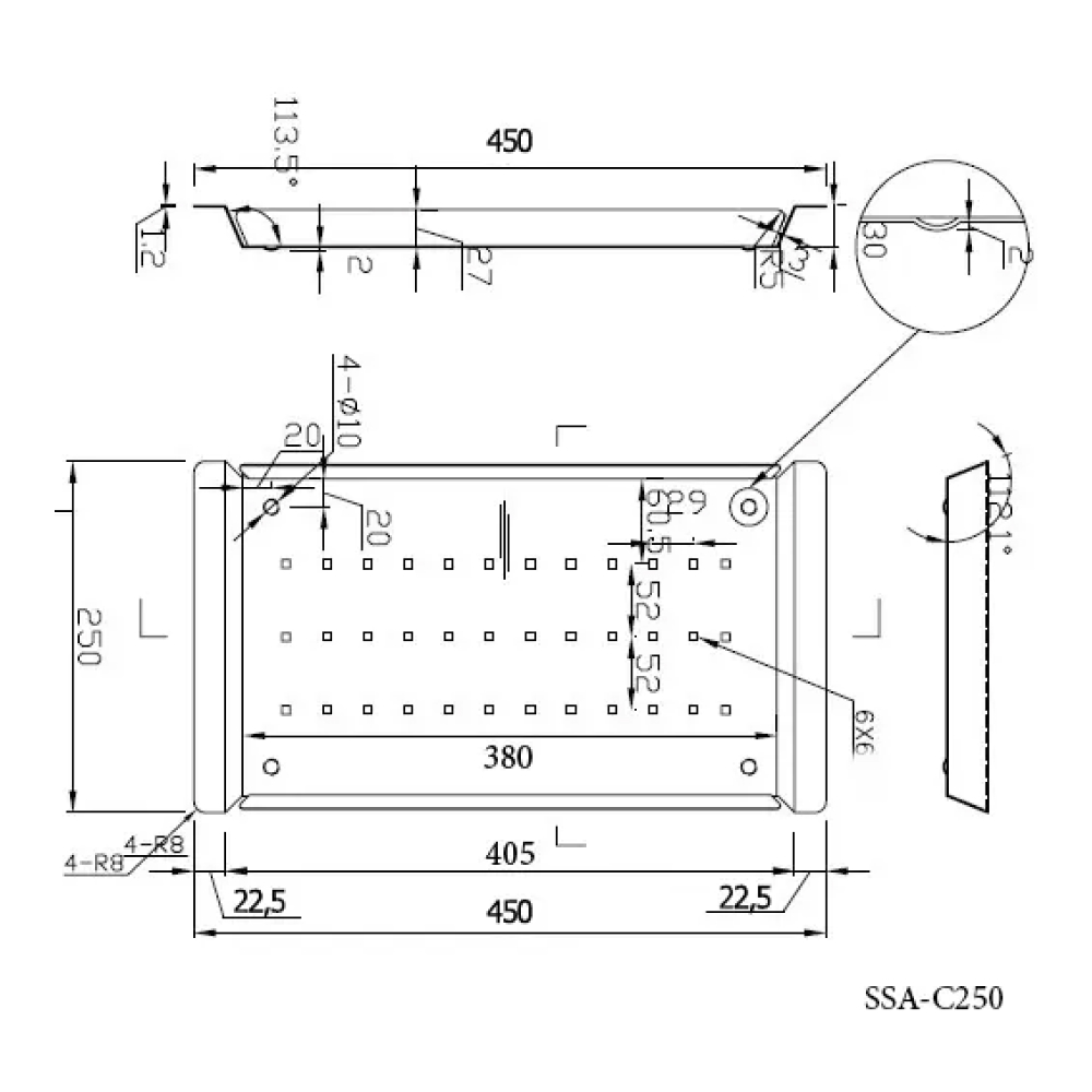 Коландер SSA-C250 SEAMAN  - Вид №1