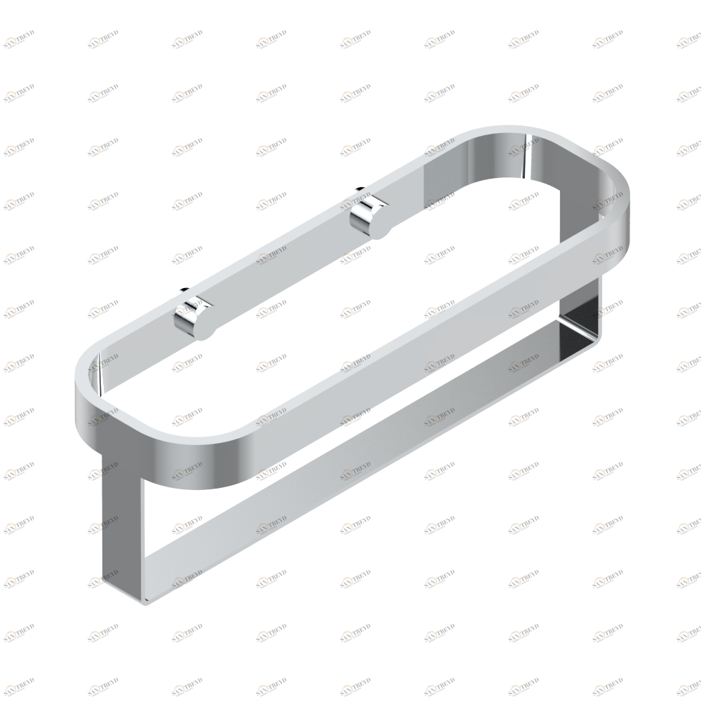 U6K-611 Настенная подставка большого размера для шампуней и гелей для душа Thg-paris Beyond crystal с синим хрусталём Хром U6K-611 CAT.A