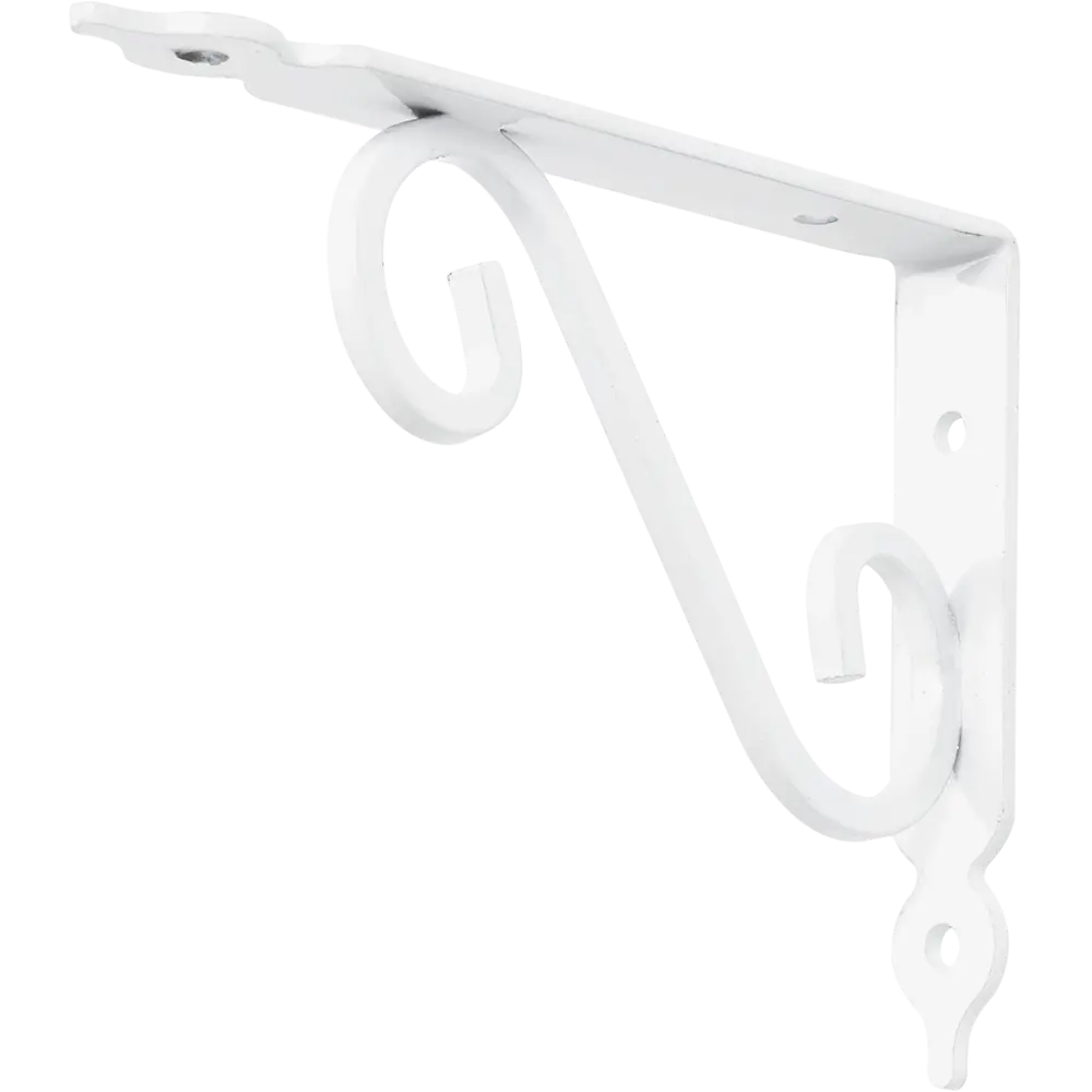 Кронштейн Мадрид 110х145 мм цвет белый LARVIJ STLM-2077779