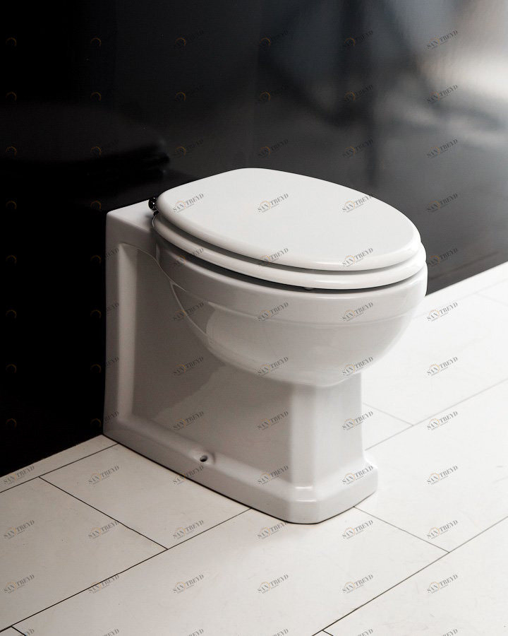 Унитаз приставной BelBagno TREVI полное примыкание к стене Приставной унитаз напольный Белый BELBAGNO  Китай 