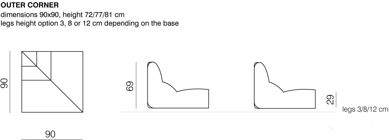 prostoria Модульный диван из ткани sun-id-1477437 - Вид №10