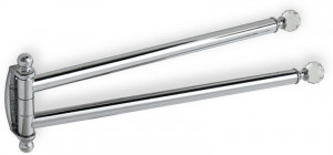 SL16(08) Stil Haus Smart Light, полотенцедержатель двойной поворотный, цвет хром