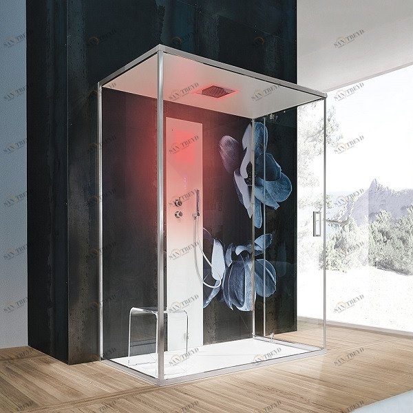 Ограждение для душа и турецкой бани Gemini 6 160х120 см 1GNV8S0 Gruppo Geromin