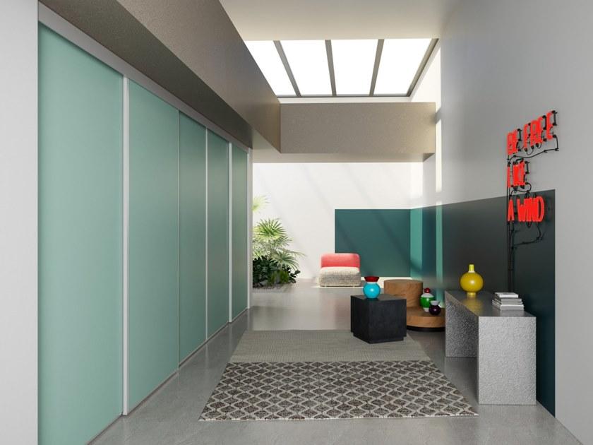 De Rosso Шкаф на заказ с hpl и алюминиевыми раздвижными дверями Aliante system sun-id-1499520 - Вид №25