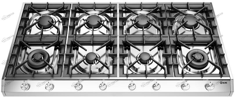 Ilve Газовая плита из нержавеющей стали Professional plus Hcp12658d Santreyd 