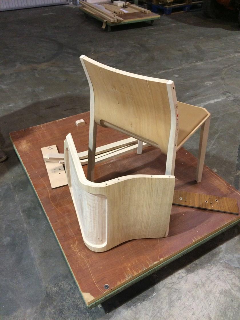 ONDARRETA Штабелируемый деревянный стул Silu sun-id-1474673 - Вид №13