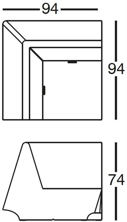 VONDOM Модульный садовый диван Rest sun-id-1387224 - Вид №4