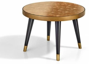 Sicis Круглый сервисный столик из зеркального стекла Peggy