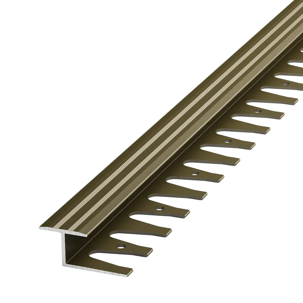 Гибкий профиль ALPROFI для криволинейных поверхностей в бронзовом оттенке 18186464 STLM-0009905
