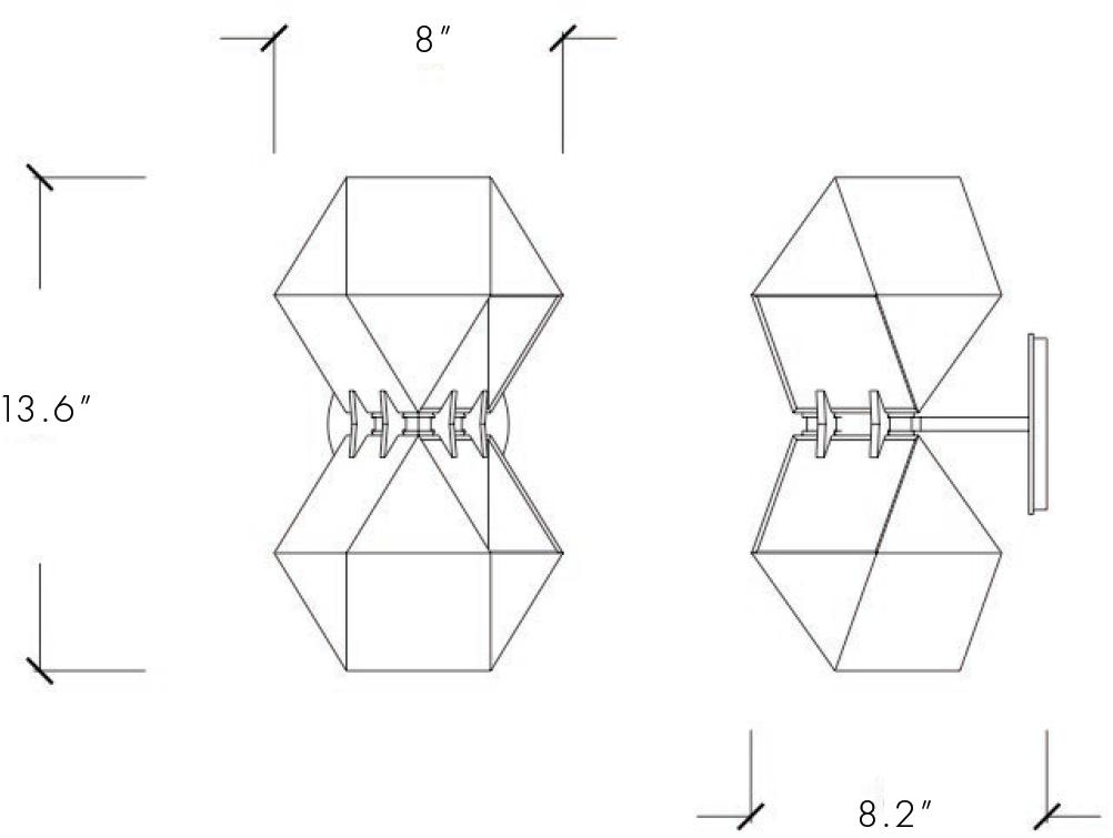 GABRIEL SCOTT Настенный светильник из дутого стекла Welles sun-id-1379386 - Вид №6