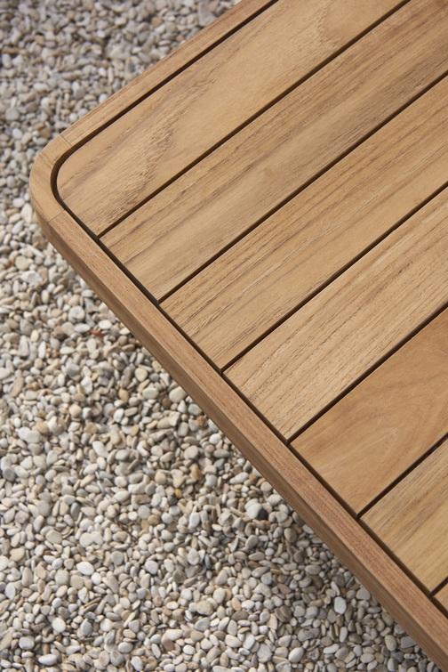 MNST271 Сиденье с двойным концом, правое кремень teak Manutti Flex - Вид №4