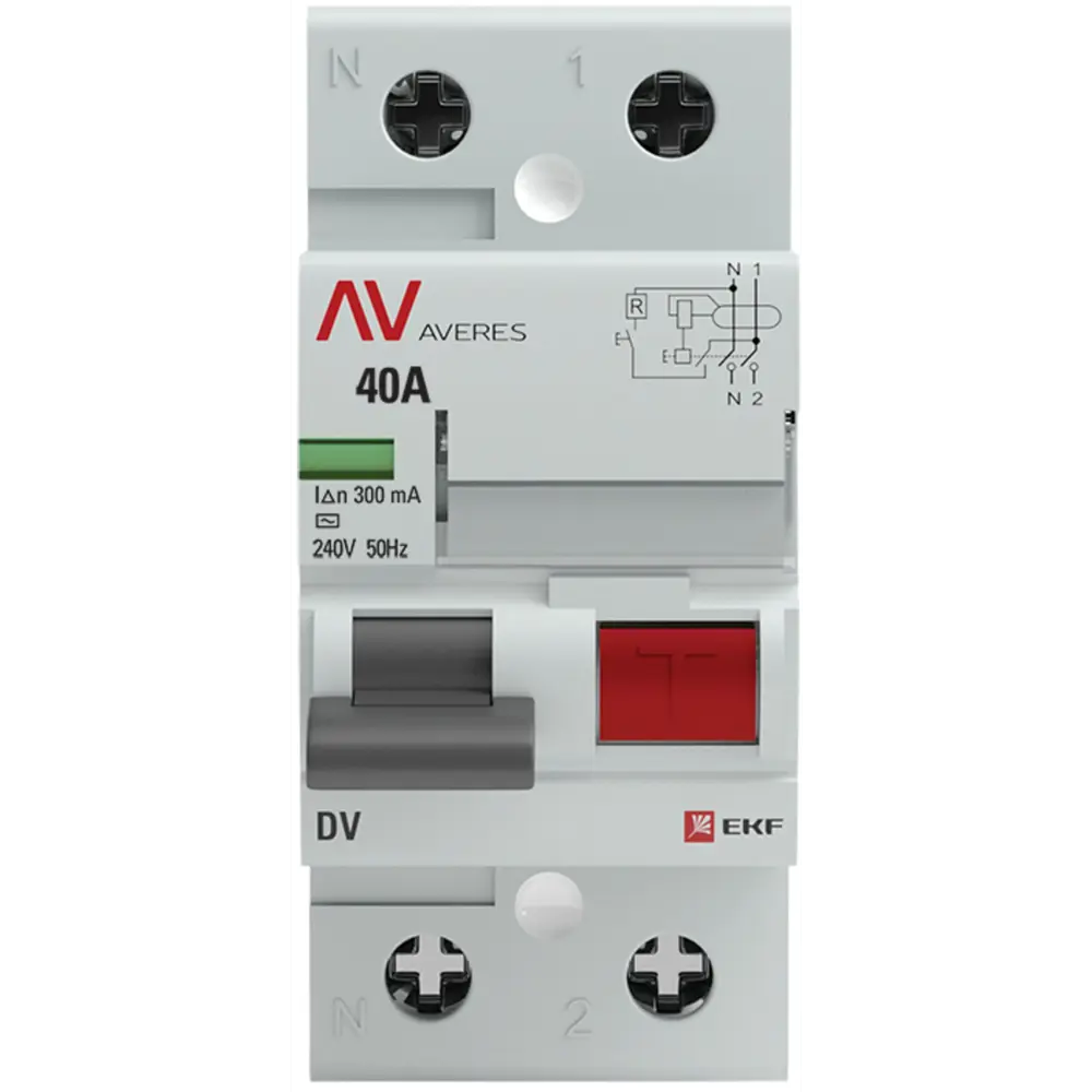 УЗО EKF Averes DV - защита от токов утечки и короткого замыкания 84579895 STLM-0052256 - Вид №2