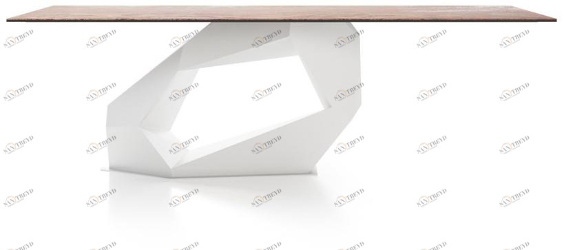 Liu Jo Living Collection Прямоугольный стол Urban fan Raw