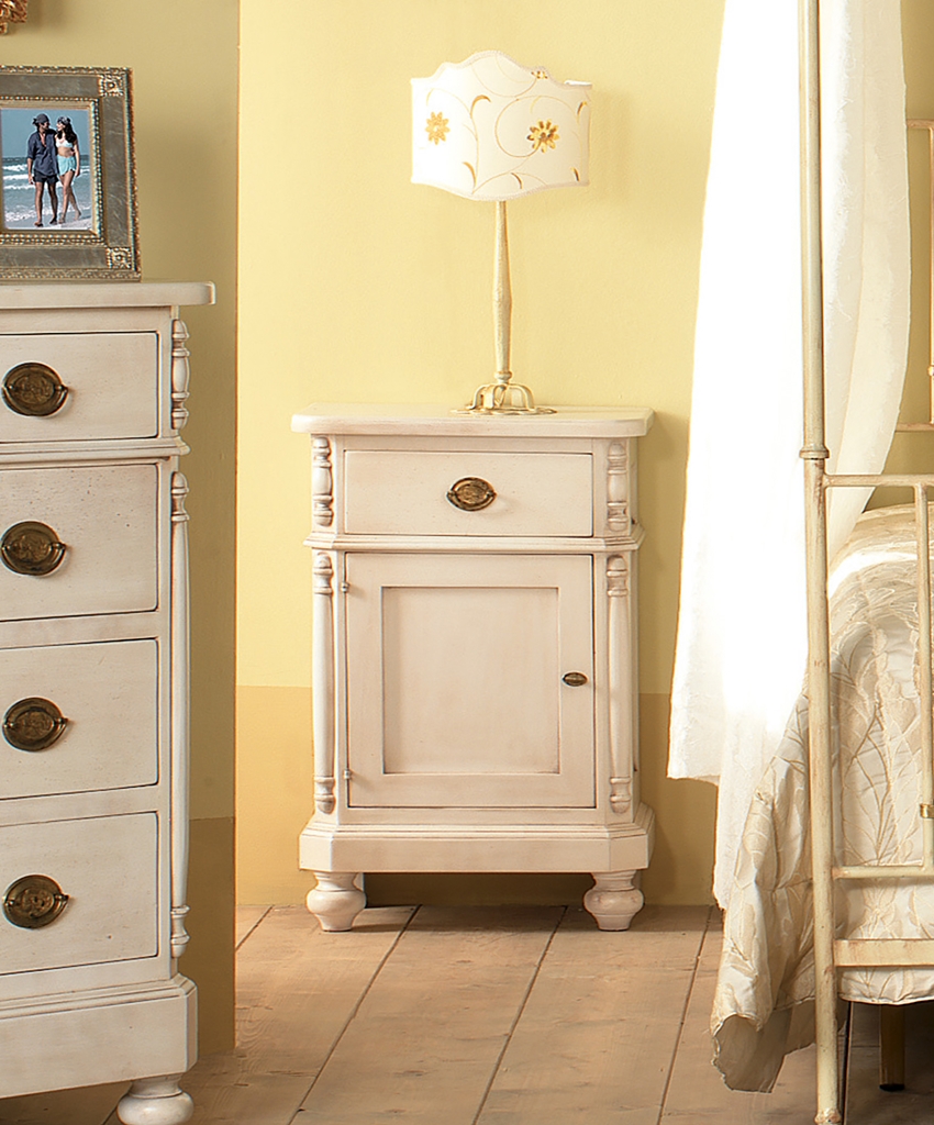 3872 Tifernoit Прикроватная тумбочка с одним ящиком, дверца Zona Notte  - Вид №1