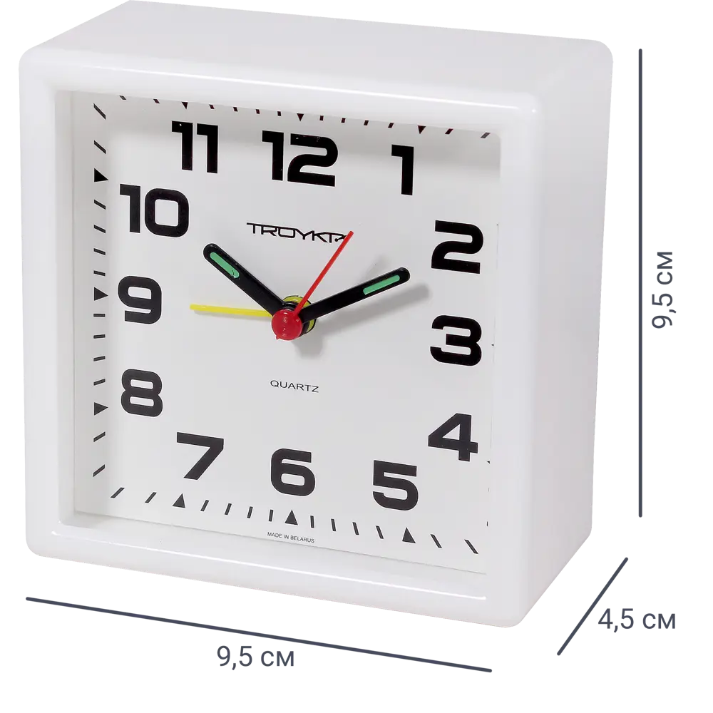 Будильник цвет белый TROYKATIME STLM-2101949 - Вид №2