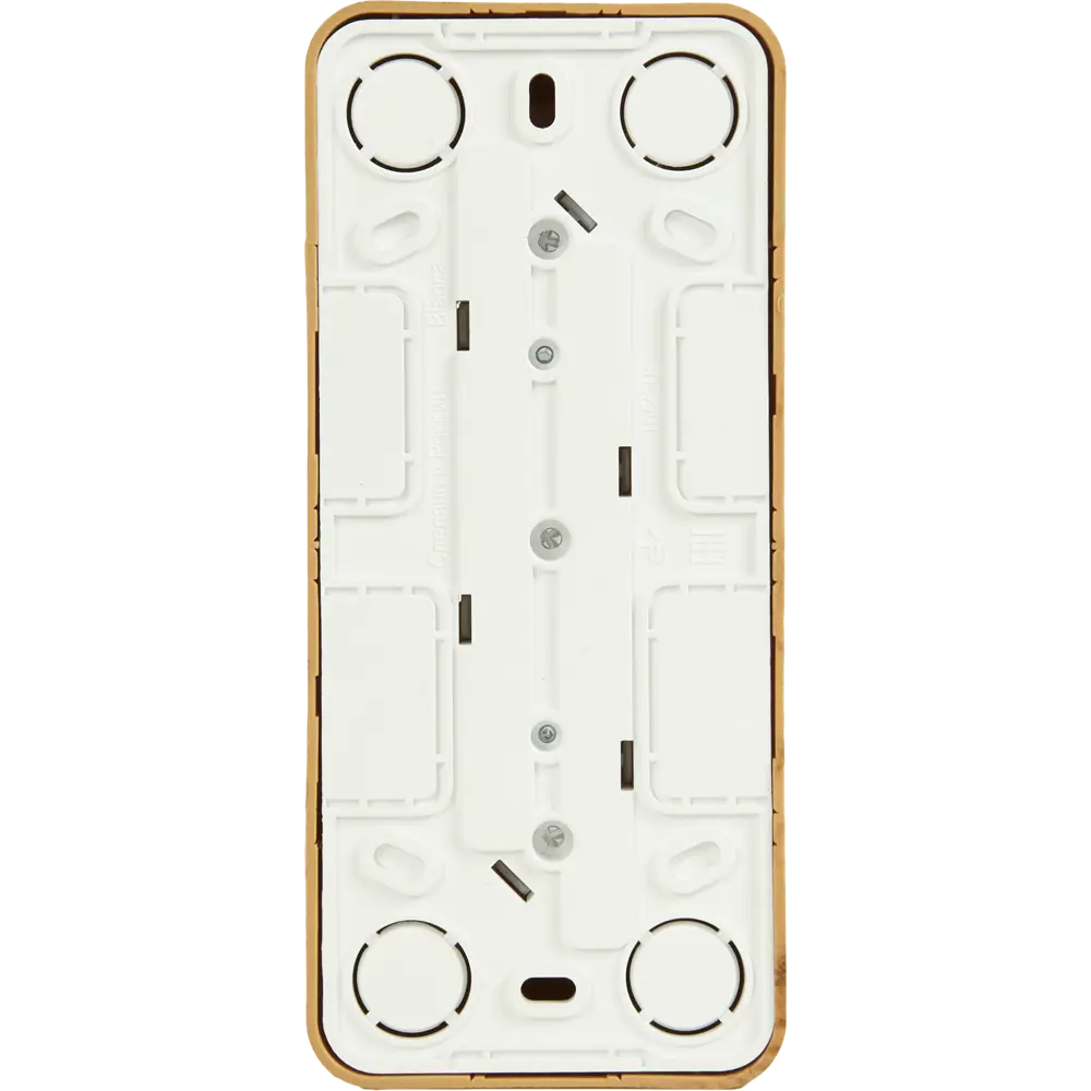 Розетка тройная накладная Schneider Electric Blanca с заземлением цвет ясень 86720967 STLM-2159674 SYSTEME ELECTRIC - Вид №3
