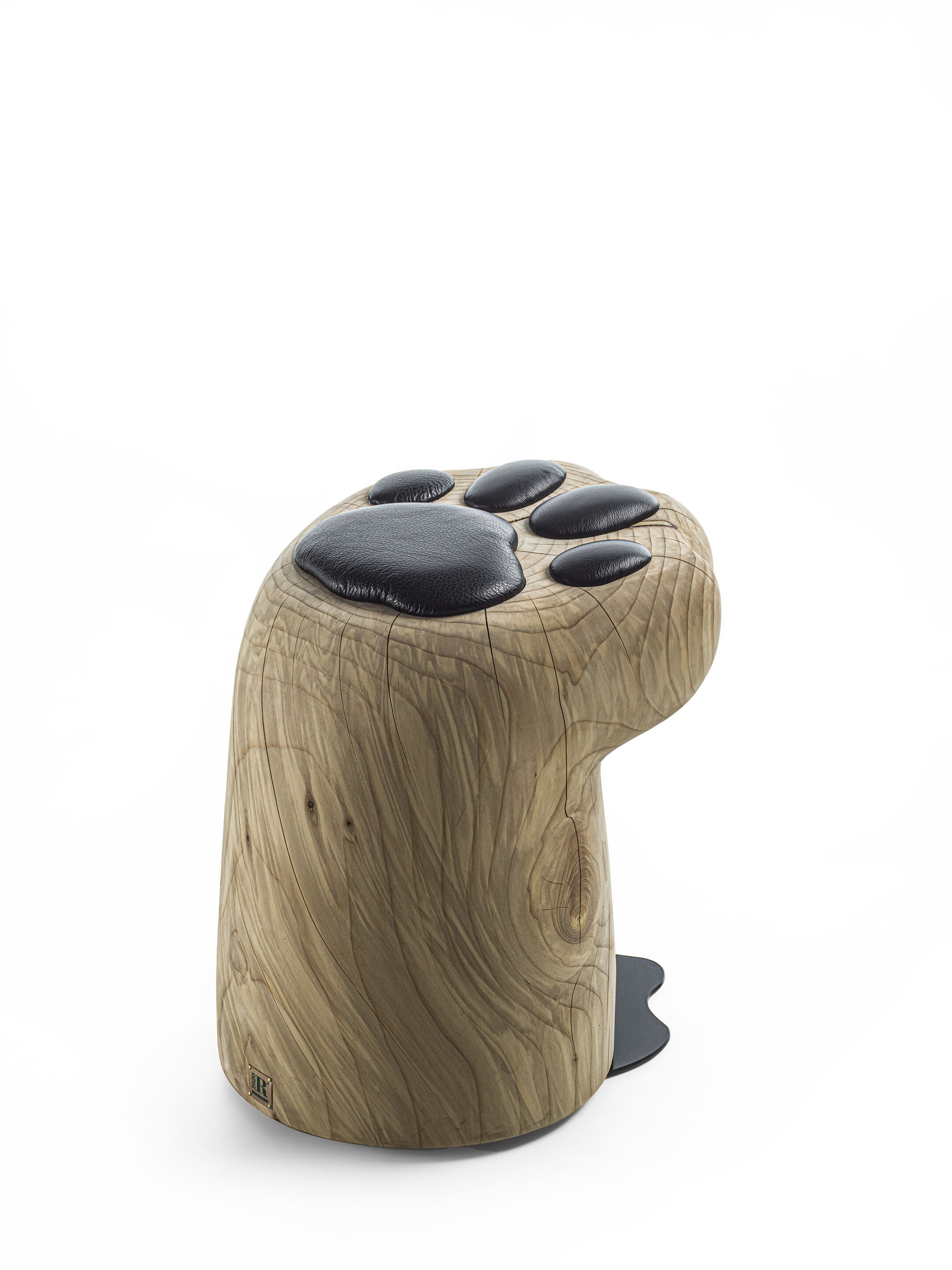 Кедровый стул с мягким сиденьем Riva 1920 MIAOOO STOOL ARCH-00086614