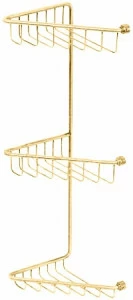 Полка-решетка тройная MIGLIORE Complementi ML.COM.DO-50.113 - золото