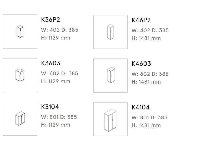 Офисная мебель с распашными дверями MDD Basic ARCH-00034595 - Вид №3