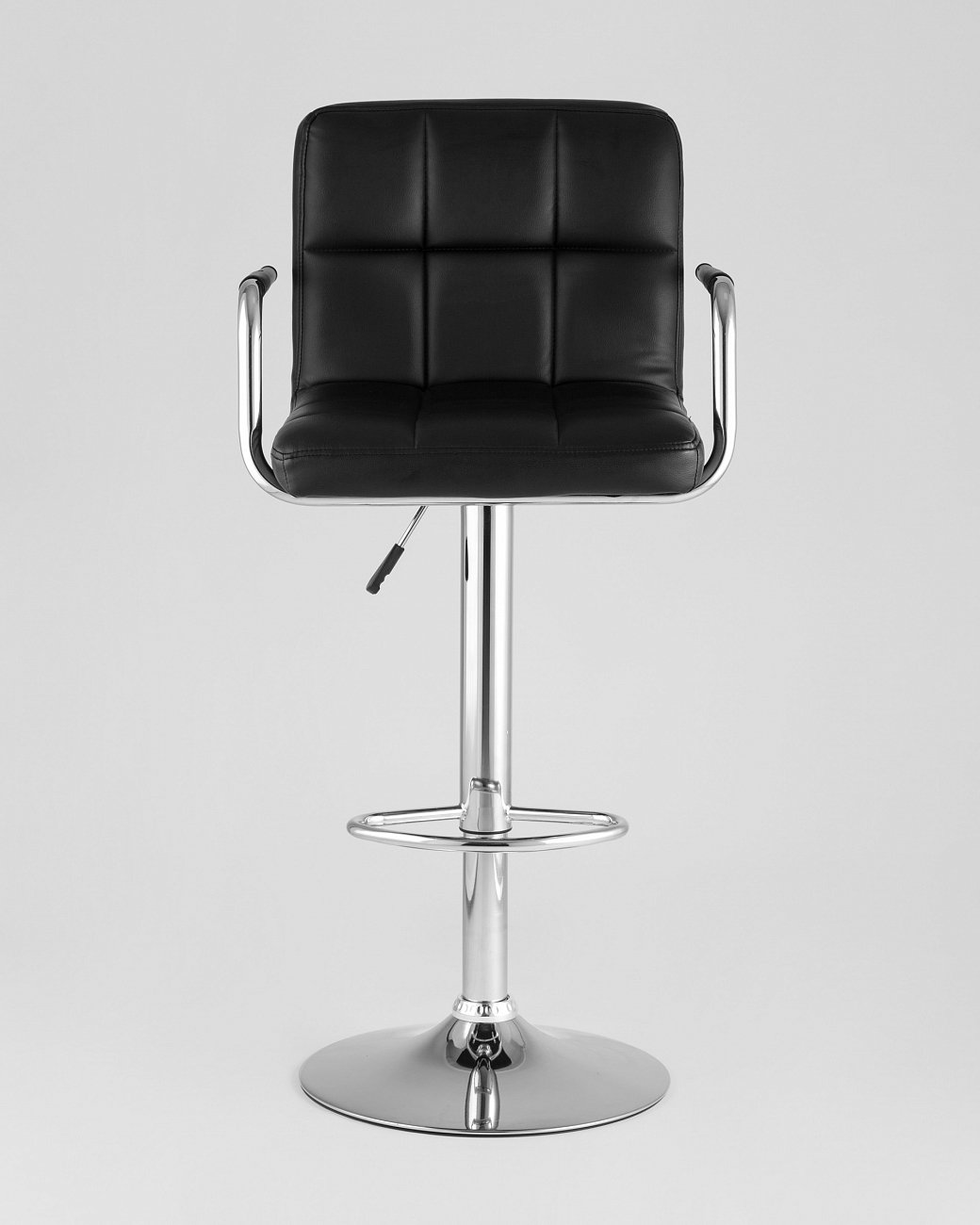 Стул барный со спинкой черный из экокожи "Малави" STOOL GROUP  00-3945966 Черный  - Вид №2