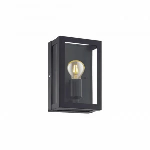 Уличный настенный светильник 26 см черный Alamonte 1 94831 EGLO ALAMONTE 00-3897385 Прозрачный;черный