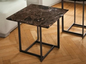Porada Квадратный мраморный журнальный столик Iron