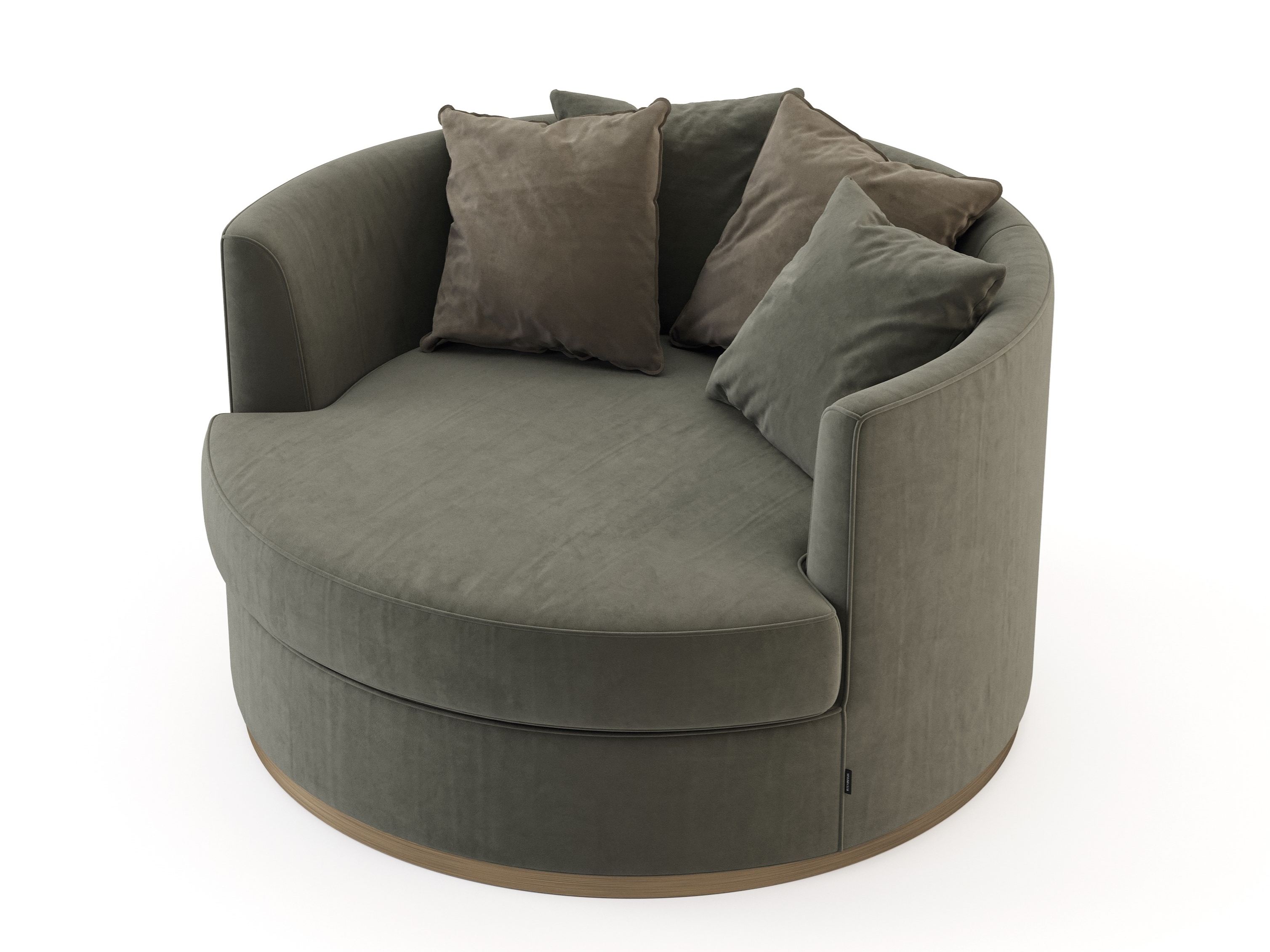 Бархатное кресло с подлокотниками Stylish Club ARCH-00054062 - Вид №15