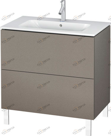LC662601414 L-Cube Тумбочка напольная Терра, декор Duravit