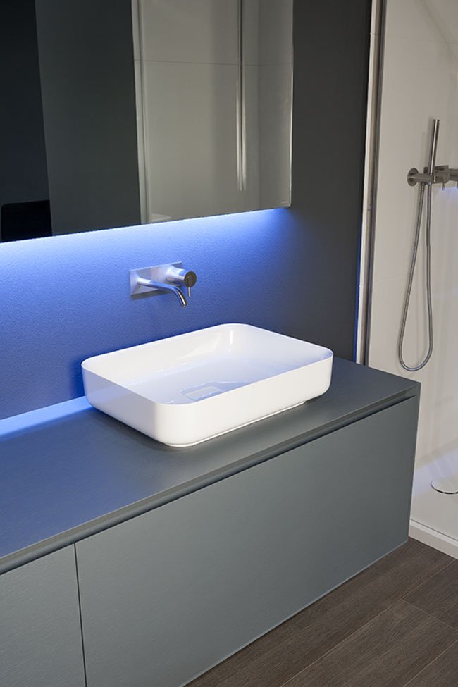 Bolo Накладная раковина на столешницу  прямоугольная Antoniolupi  - Вид №14