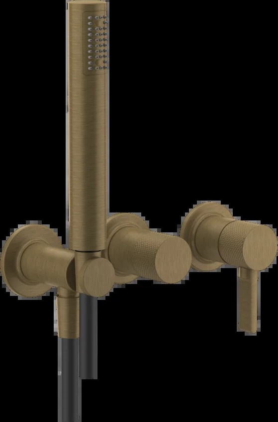 Смеситель для ванны-смеситель для душа 58345 713 Gessi Inciso СТАРИННАЯ ЛАТУНЬ