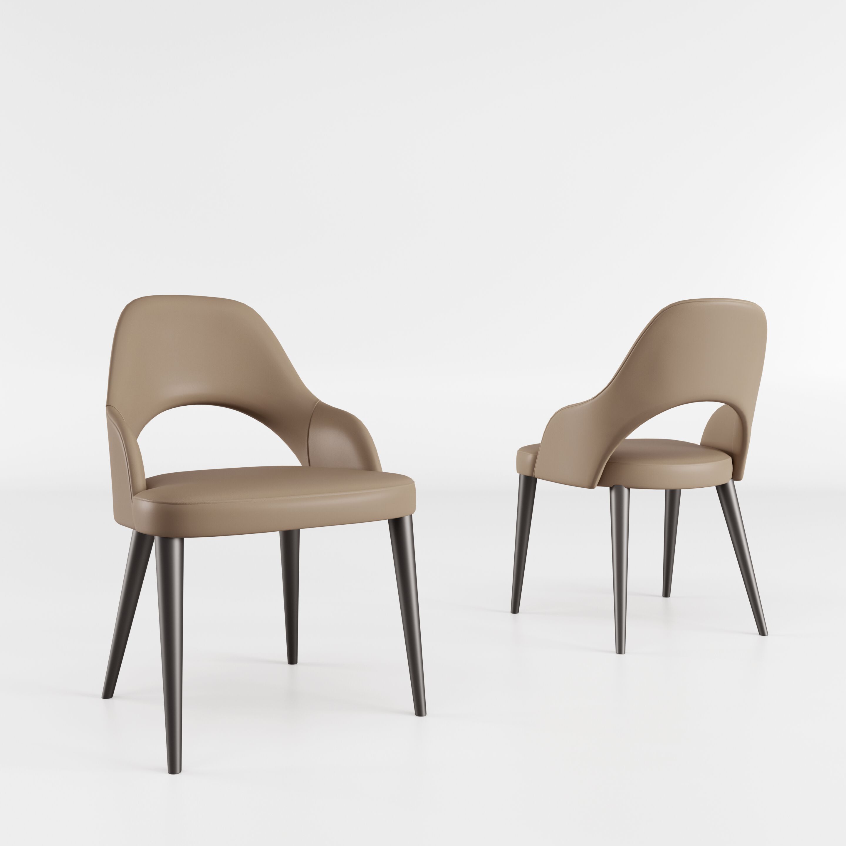 Кожаный стул с подлокотниками Bizzotto Italia Нара ARCH-00067879 - Вид №8