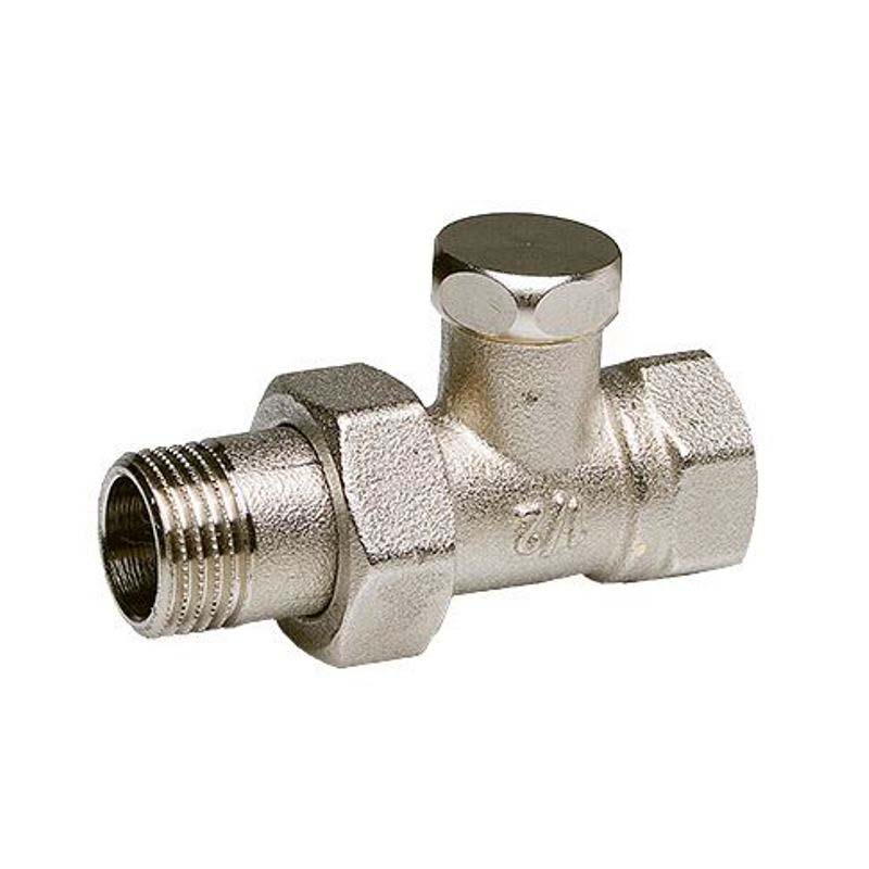 Вентиль НВ для радиаторов обратный с разъемным соединением WATTS Ind 1/2" 10001663