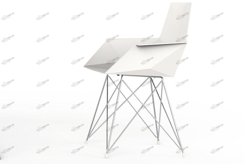 VONDOM Садовый стул из полипропилена с подлокотниками Faz sun-id-1375557