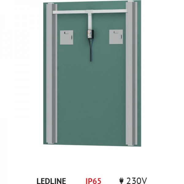 Зеркало со встроенным LED-светильником 4 W (60x75 cm) EVOFORM LEDLINE BY 2103 sun-id-561512 - Вид №1