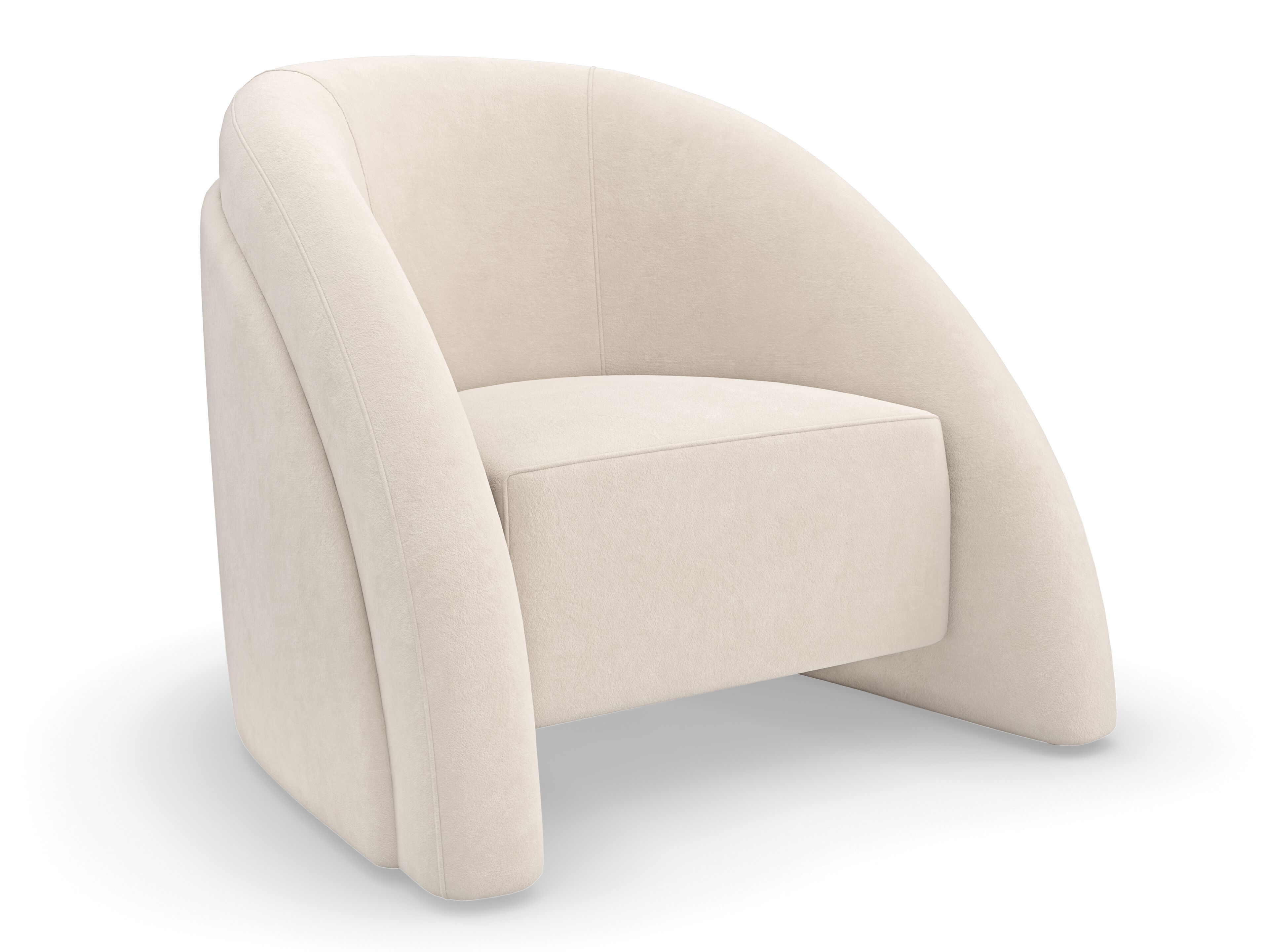 Тканевое кресло с подлокотниками Caracole Movement ARCH-00081966