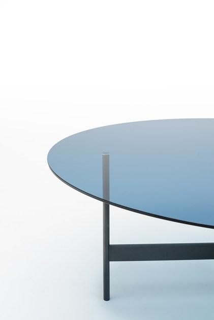 Living Divani Круглый стол из стали и стекла sun-id-1424803 - Вид №5