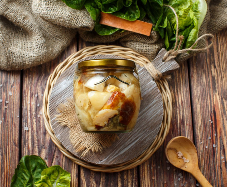 6589 Грибы белые солёные (кубики) Вкусляндия  - Вид №2