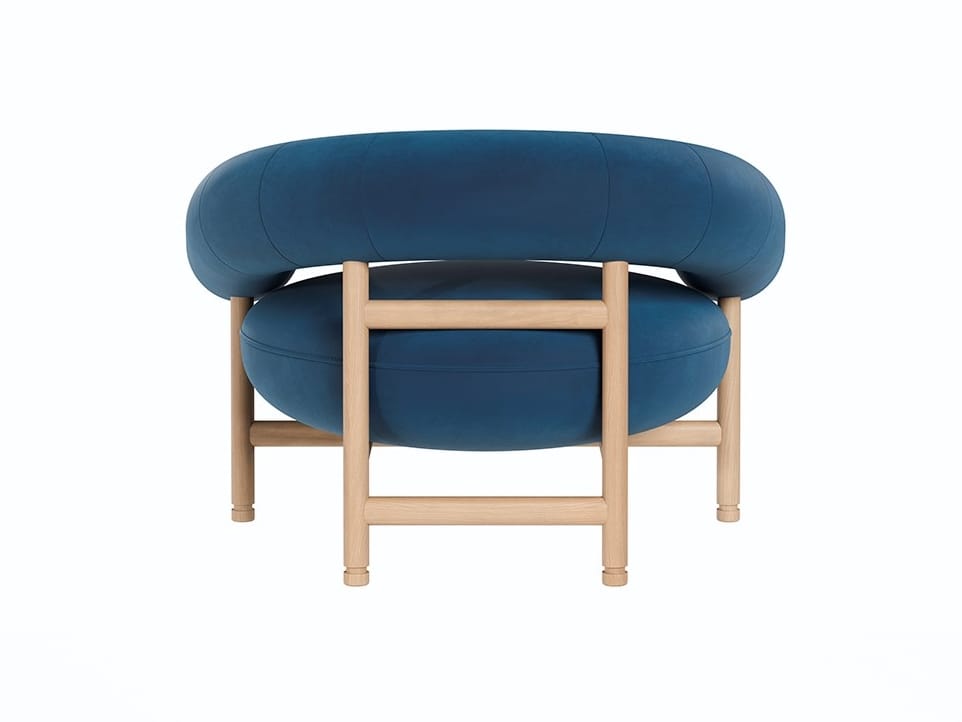 Тканевое кресло с подлокотниками Wewood LOOP ARCH-00071632 - Вид №7