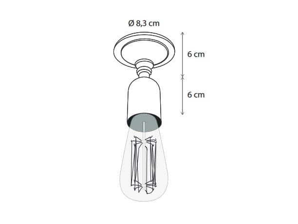 Латунный потолочный светильник Authentage Lighting Filou ARCH-00077017 - Вид №2