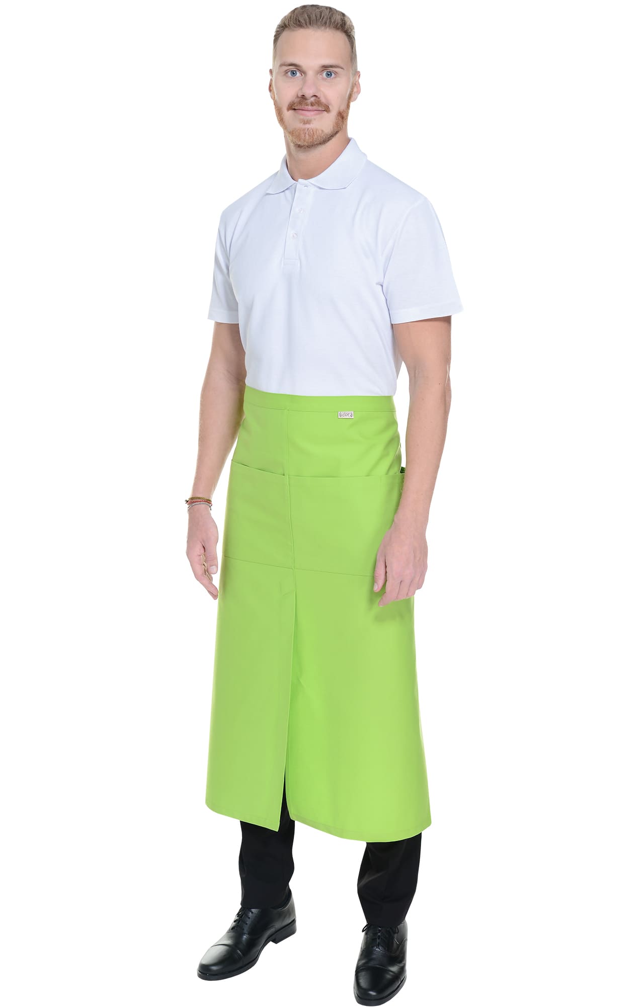 60402 Фартук удлиненный spring green (весенний зеленый) FLORA  Одежда для официантов  размер  - Вид №8