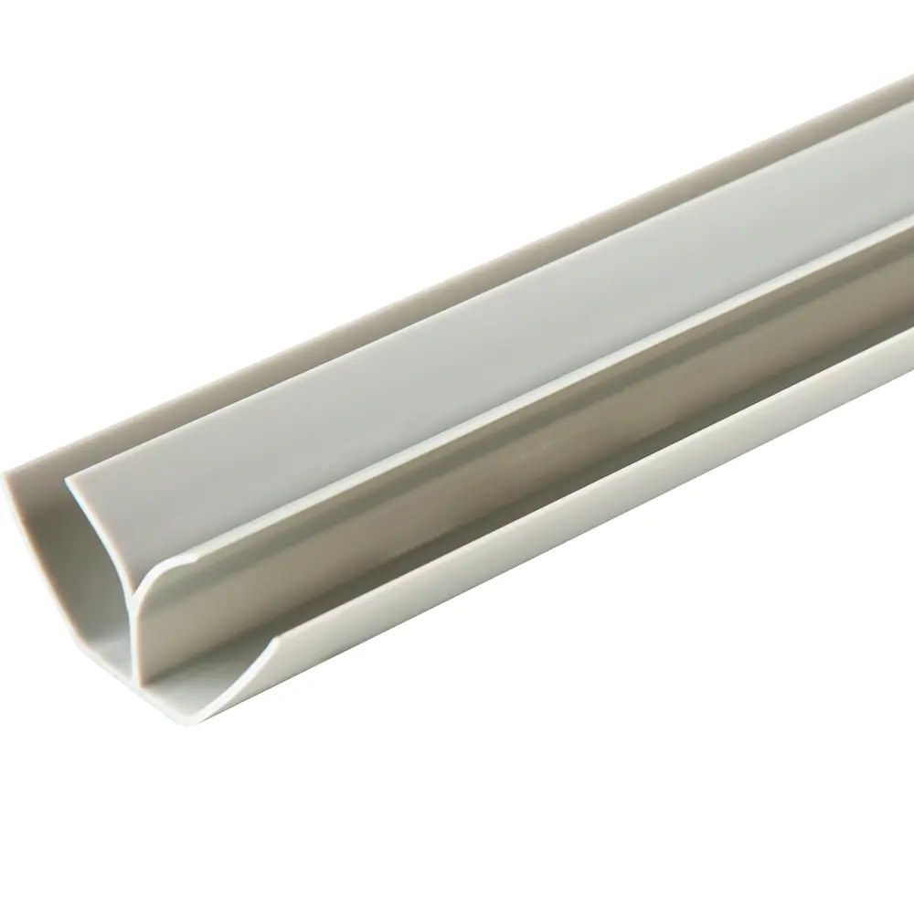 82619859 Профиль ПВХ угловой внутренний Т8/10 мм серый 3 м STLM-1012924 Santreyd 