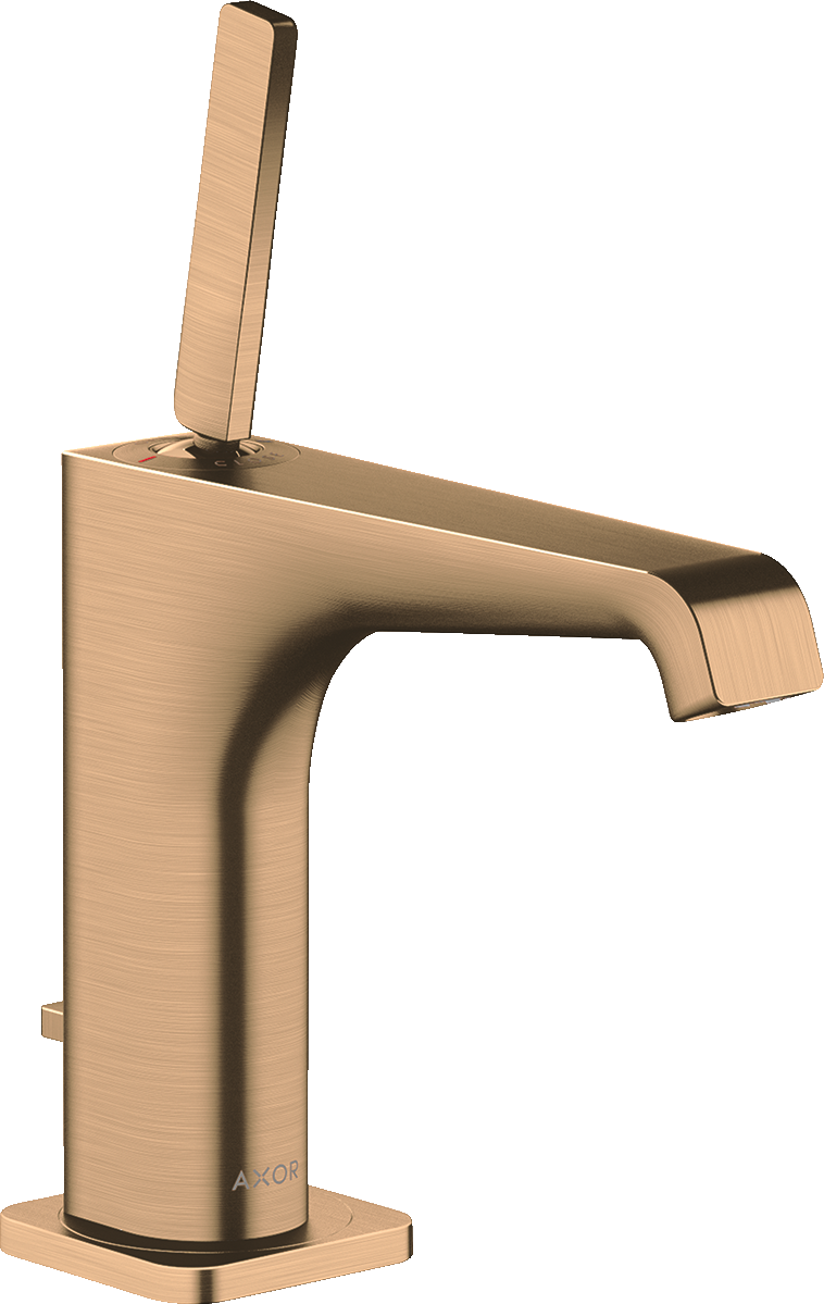 36100140 Смеситель для раковины 130, однорычажный, со стержневой ручкой и сливным гарнитуром AXOR CITTERIO E