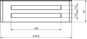 75560 Душевая полка подвесная цвет хром LANGBERGER Accessories - Вид №2