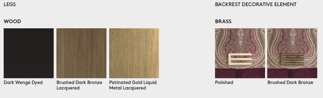 Мягкий тканевый стул с подлокотниками ETRO Home Interiors PICABIA ARCH-00064486 - Вид №6