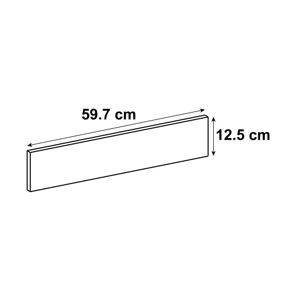 Фасад для кухонного ящика Руза 59.7x12.5 см Delinia ID ЛДСП цвет коричневый STLM-2033816 - Вид №7