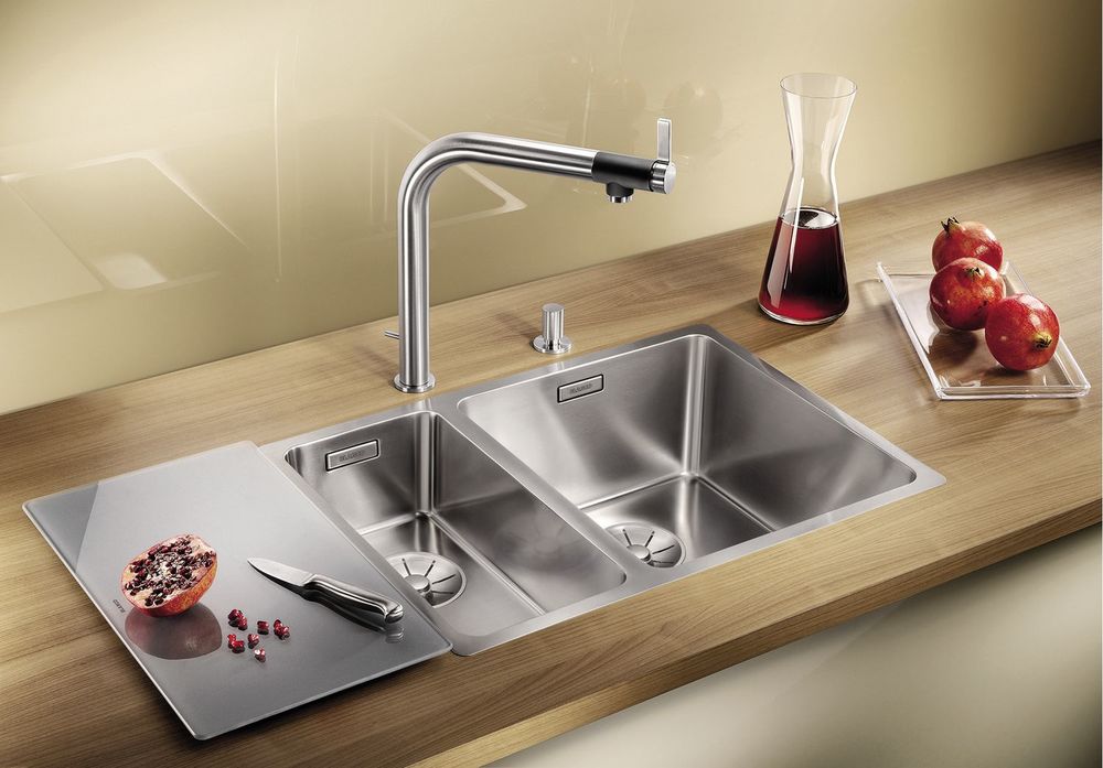 522975 Кухонная мойка Blanco Andano 340/180-IF чаша слева  Blanco Andano - Вид №1